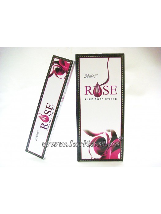 Incienso Balaji Rose 15gr (pack 12)